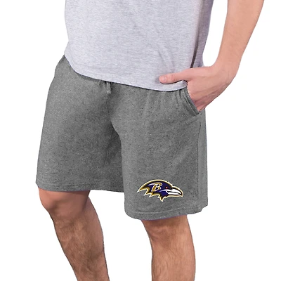 Men's Concepts Sport  Charcoal Baltimore Ravens Quest Knit Jam Shorts