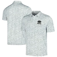 Men's Antigua White/Green Green Bay Packers Motion Polo