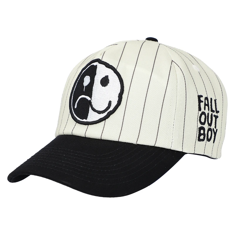 Unisex Natural Fall Out Boy So Much For Stardust Pinstripe Smiley Tour Hat
