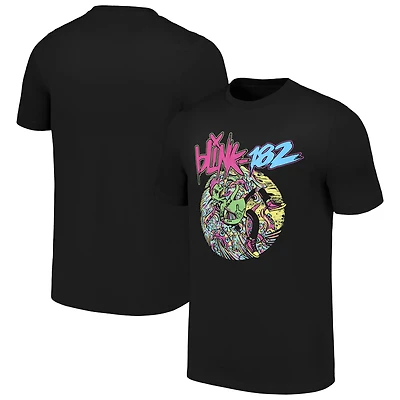 Unisex  Black Blink-182 Overboard Event T-Shirt