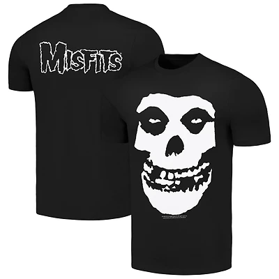 Unisex  Black Misfits Classic Fiend Skull T-Shirt
