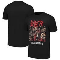 Unisex  Black Slayer Reign In Blood T-Shirt