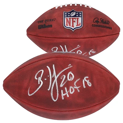 Brian Dawkins Philadelphia Eagles Autographed Duke Full Color Football with "HOF 18" Inscription