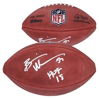 Brian Urlacher Chicago Bears Autographed Duke Full Color Football with "HOF 18" Inscription