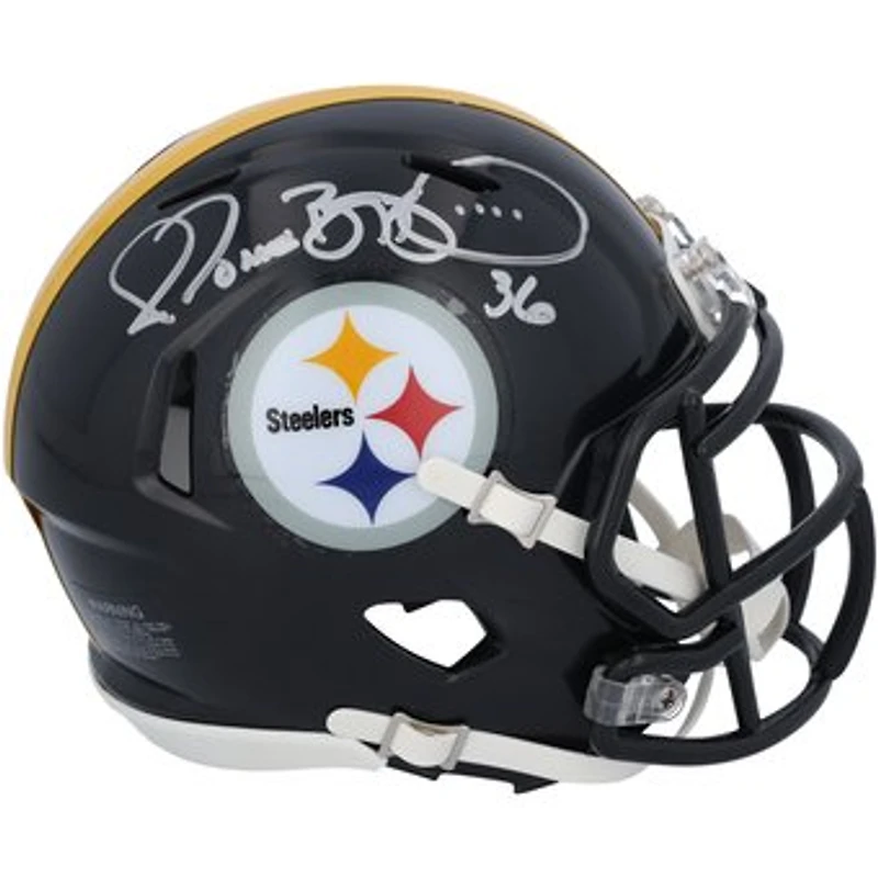 Jerome Bettis Pittsburgh Steelers Autographed Riddell Speed Mini Helmet