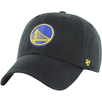Men's '47 Black Golden State Warriors  Classic Franchise Fitted Hat