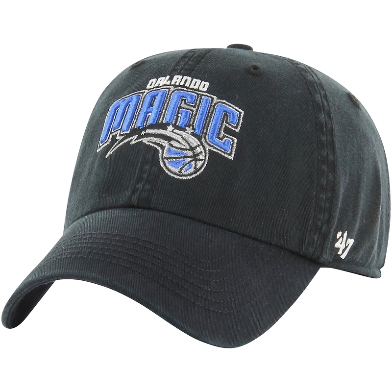 Men's '47 Black Orlando Magic Classic Franchise Fitted Hat