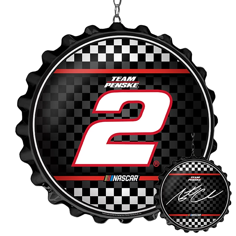 Austin Cindric 19" Bottle Cap Wall Art Dangler