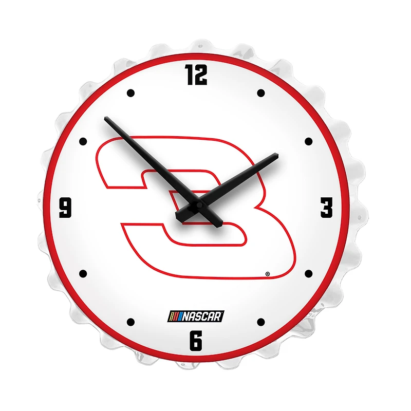 Austin Dillon 19" Bottle Cap Lighted Wall Clock
