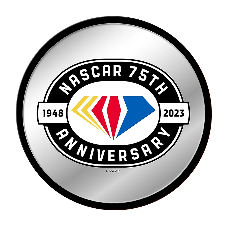 NASCAR 17.5" Modern Disc Mirrored Wall Sign