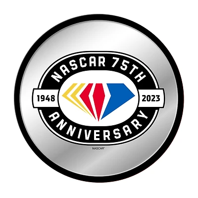 NASCAR 17.5" Modern Disc Mirrored Wall Sign