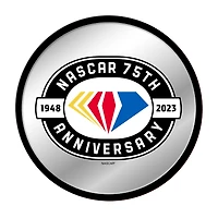 NASCAR 17.5" Modern Disc Mirrored Wall Sign