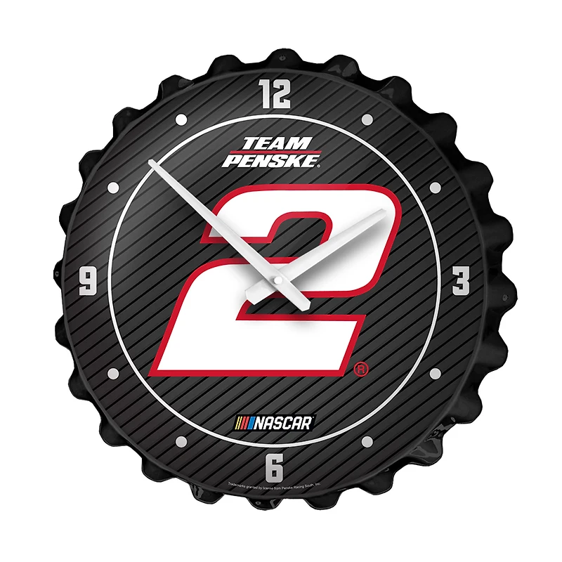 Austin Cindric 18.5" Bottle Cap Wall Clock