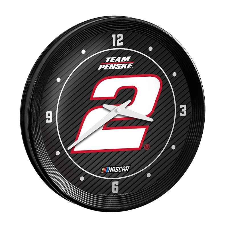 Austin Cindric 15" Ribbed Frame Wall Clock