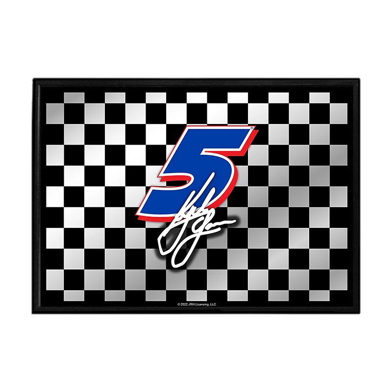 Kyle Larson 19" x 27" Framed Mirrored Wall Sign