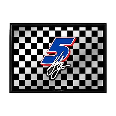 Kyle Larson 19" x 27" Framed Mirrored Wall Sign