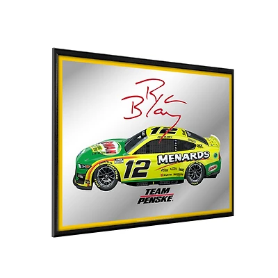 Ryan Blaney 19" x 27" Framed Mirrored Wall Sign