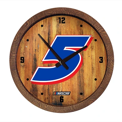 Kyle Larson 20.25" Barrel Top Wall Clock