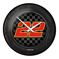 Joey Logano 17.5" Modern Disc Wall Clock