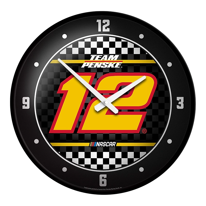 Ryan Blaney 17.5" Modern Disc Wall Clock