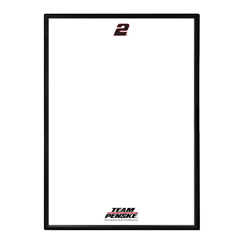 Austin Cindric 19" x 27" Framed Dry Erase Board