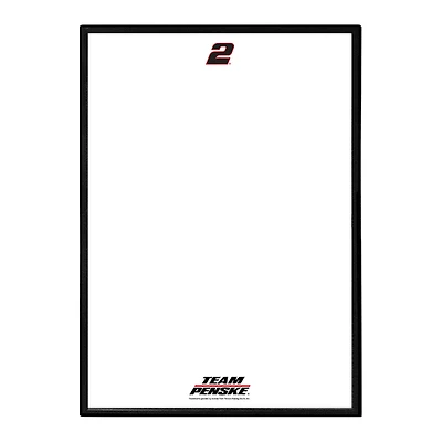 Austin Cindric 19" x 27" Framed Dry Erase Board