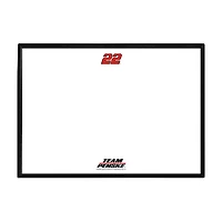 Joey Logano 27" x 19" Framed Dry Erase Board