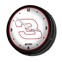 Austin Dillon 18.5" Retro Lighted Wall Clock