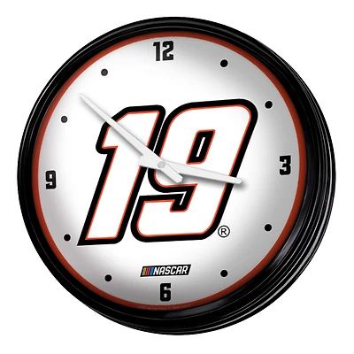 Martin Truex Jr 18.5" Retro Lighted Wall Clock