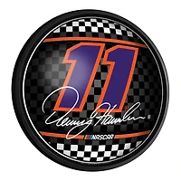 Denny Hamlin 18'' Round Slimline Illuminated Wall Sign