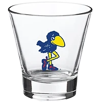 Kansas Jayhawks 12oz. Slant Vault Rock Glass