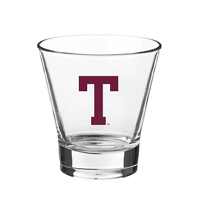 Texas A&M Aggies 12oz. Slant Vault Rock Glass