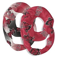 Vive La Fete  Arkansas State Red Wolves Two-Piece Infinity Scarves Set
