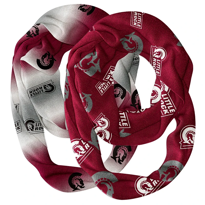Vive La Fete  Arkansas Little Rock Trojans Two-Piece Infinity Scarves Set