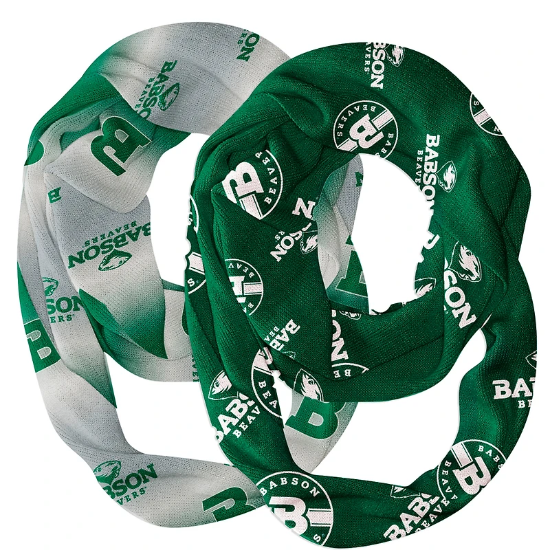 Vive La Fete  Babson Beavers Two-Piece Infinity Scarves Set