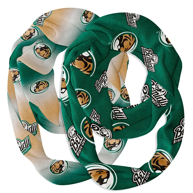 Vive La Fete  Bemidji State Beavers Two-Piece Infinity Scarves Set
