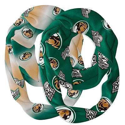 Vive La Fete  Bemidji State Beavers Two-Piece Infinity Scarves Set