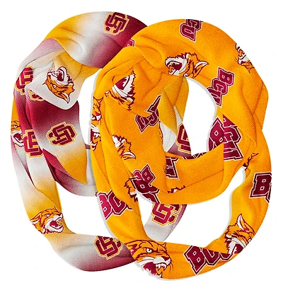 Vive La Fete  Bethune-Cookman Wildcats Two-Piece Infinity Scarves Set