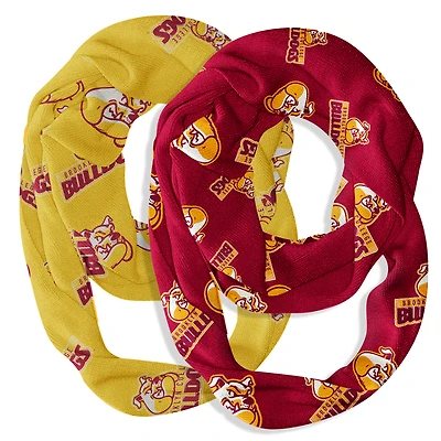 Vive La Fete  Brooklyn College Bulldogs Two-Piece Infinity Scarves Set
