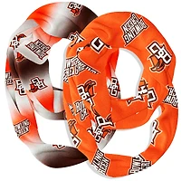 Vive La Fete  Bowling Green St. Falcons Two-Piece Infinity Scarves Set