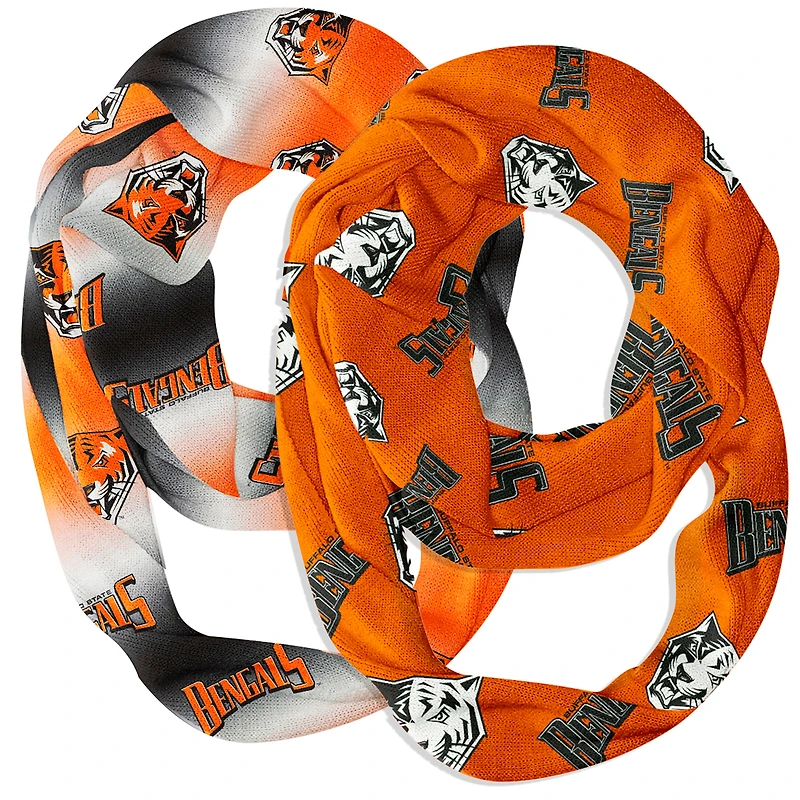 Vive La Fete  Buffalo State Bengals Two-Piece Infinity Scarves Set