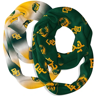 Vive La Fete  Baylor Bears Two-Piece Infinity Scarves Set