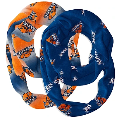 Vive La Fete  Bucknell Bison Two-Piece Infinity Scarves Set
