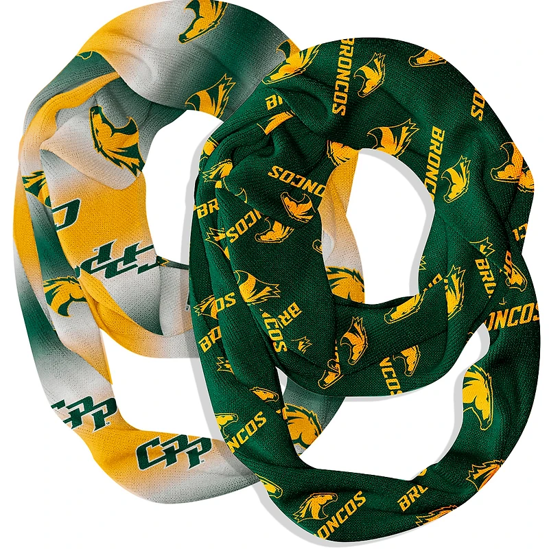 Vive La Fete  Cal Poly Pomona Broncos Two-Piece Infinity Scarves Set
