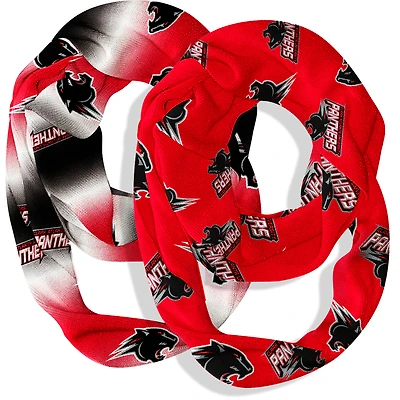 Vive La Fete  Clark Atlanta University Panthers Two-Piece Infinity Scarves Set