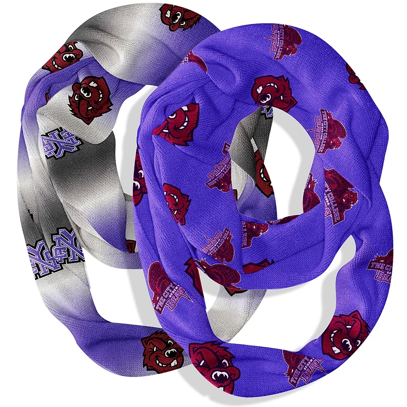 Vive La Fete  City College of New York Beavers Two-Piece Infinity Scarves Set