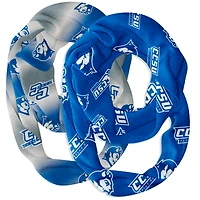 Vive La Fete  Central Connecticut State Blue Devils Two-Piece Infinity Scarves Set