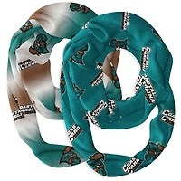 Vive La Fete  Coastal Carolina Chanticleers Two-Piece Infinity Scarves Set