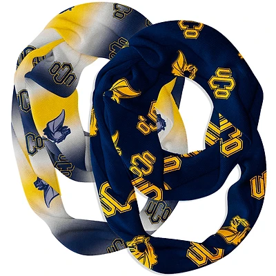 Vive La Fete  Central Oklahoma Bronchos Two-Piece Infinity Scarves Set