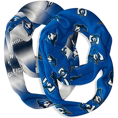 Vive La Fete  Creighton Bluejays Two-Piece Infinity Scarves Set